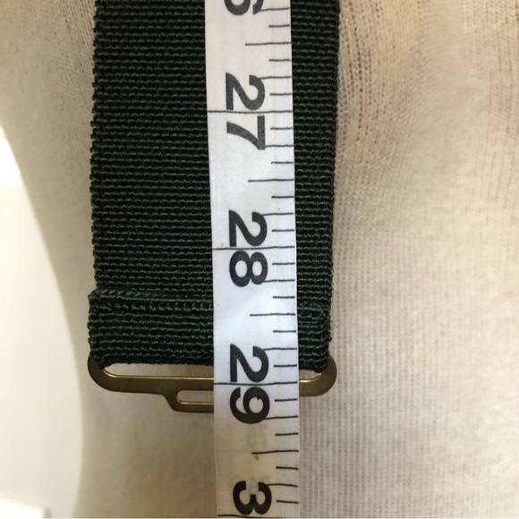 Vintage Buckle Stretch Belt Gold/Olive